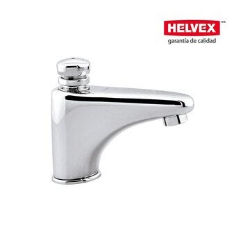 Llave Economizadora Helvex Cierre Automático Cromo TV-120