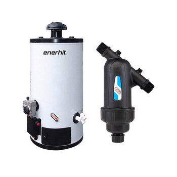 Paquete Calentador Depósito 40L Gas LP y Kit Instalación