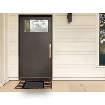 Tapete Plástico Reforzado Desinfectante 53 x 27 x 4.6 cm