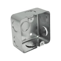 Caja Cuadrada Galvanizada Reforzada 3 x 3 pulg