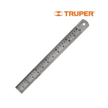 Regla Acero Inoxidable Truper 30 cm