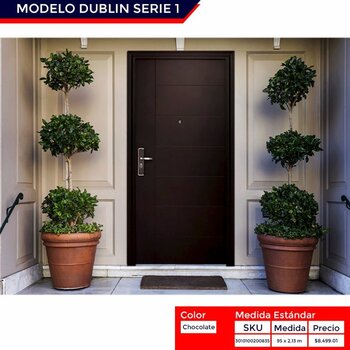 Puerta de Seguridad 95 x 2.13 MTS 11 Bloqueos Derecha