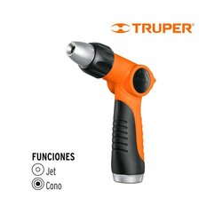 Pistola Plástica Gatillo Regulable Truper 2 Funciones