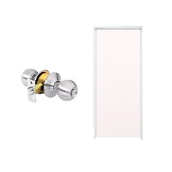 Paquete Puerta Lamina Lisa 83 x 210 cm